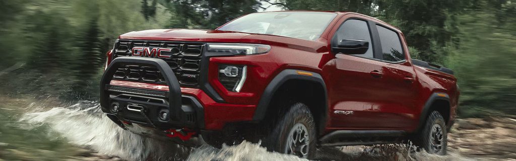 GMC Canyon off-road trim for rough roads and weekend trails