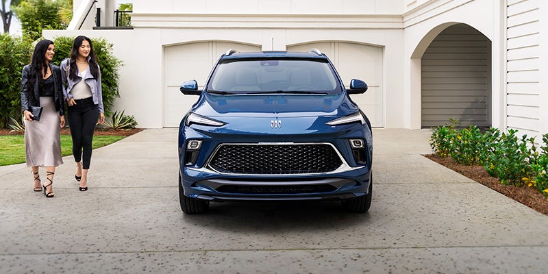 front view of buick encore parked outside