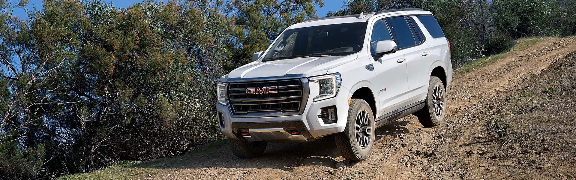 GMC Yukon on road