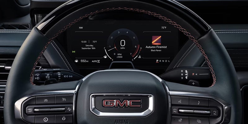 GMC interior steering wheel at Mike Young Buick GMC in Frankenmuth MI