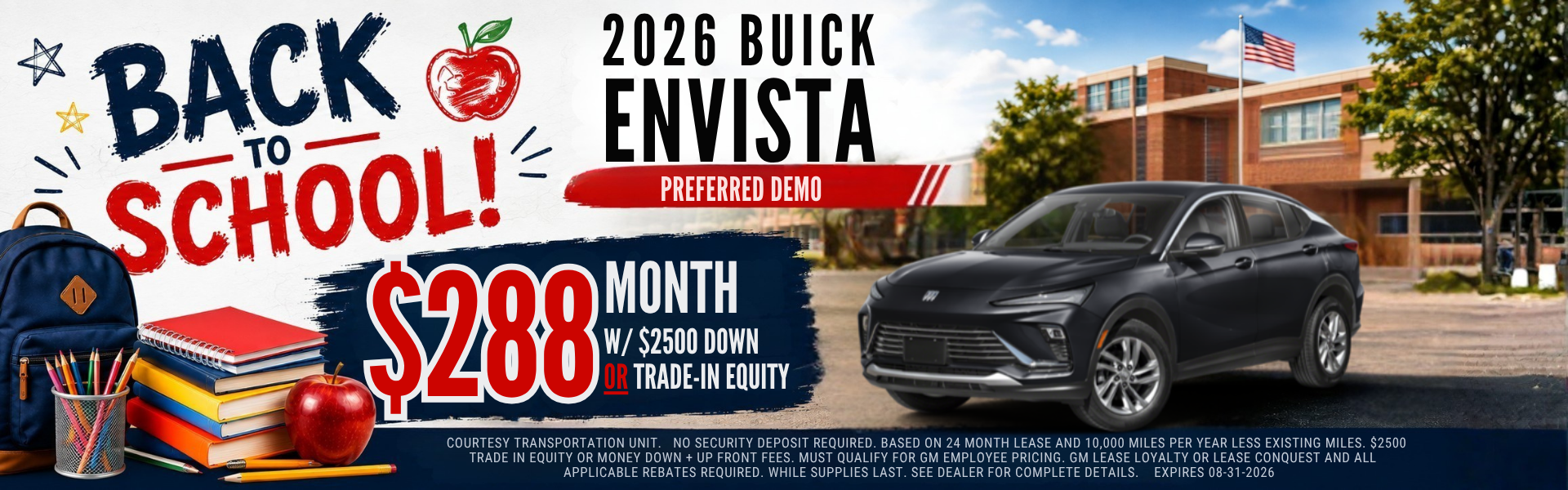 2026 BUICK ENVISTA PREFERRED DEMO