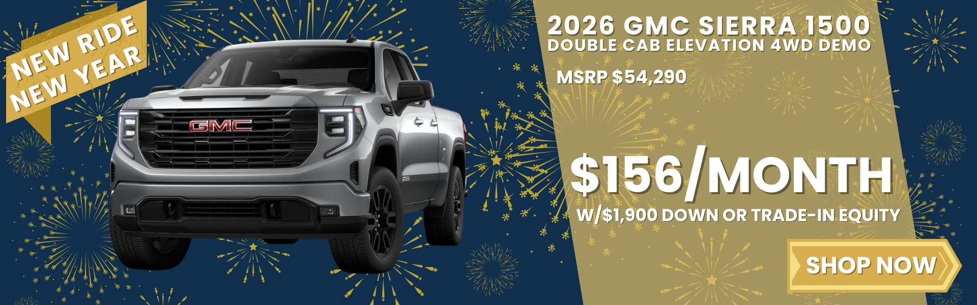 2026 GMC SIERRA 1500 DOUBLE CAB ELEVATION 4WD DEMO